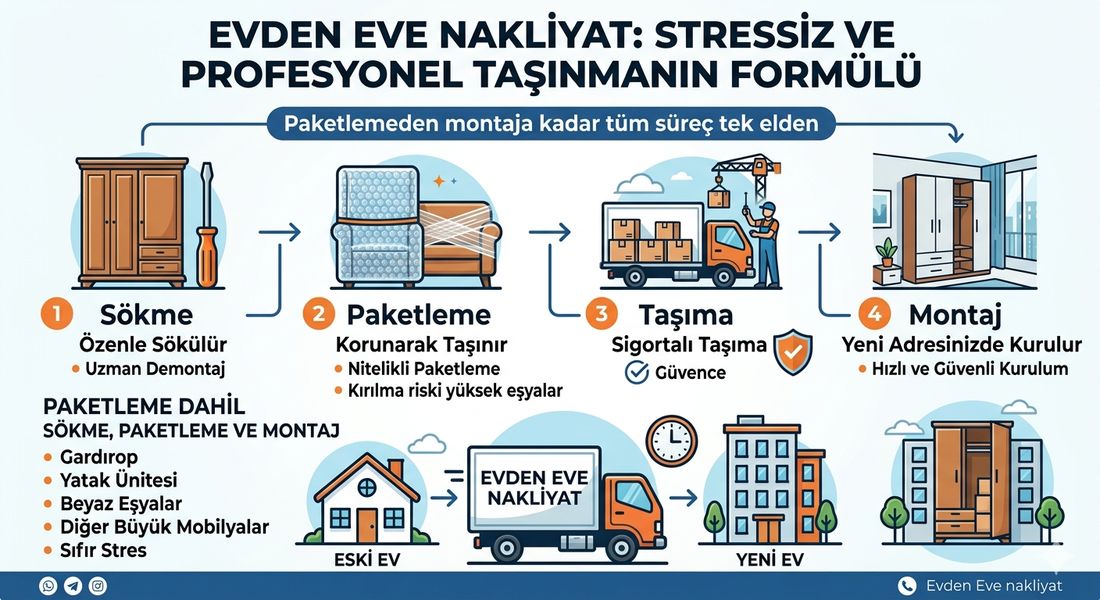 Evden eve nakliyat süreci